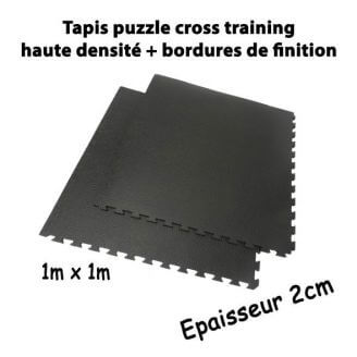 Tapis puzzle haute densité Cross Training 1mx 1m x 2cm