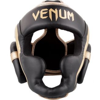 Casque de boxe Elite Venum black gold