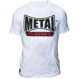 Tshirt Metal Boxe Visual Blanc