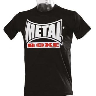 Tshirt Metal Boxe Visual Noir