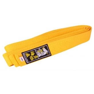 Ceinture piquée jaune Matsuru