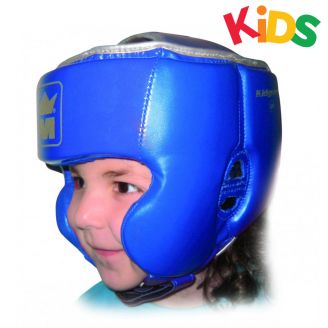 Casque de boxe enfant kidguard Montana bleu