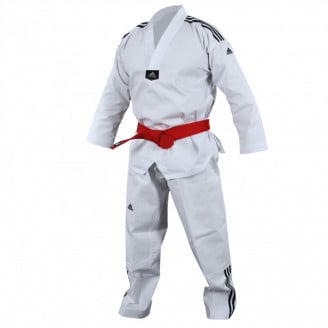 Dobok taekwondo Adidas ADICLUB col blanc