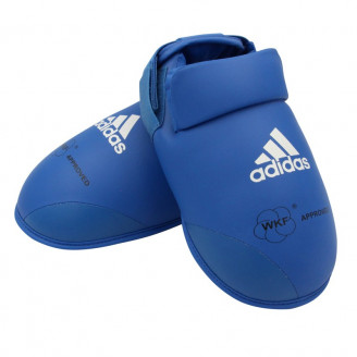 Proteges pied karaté homologués WKF Adidas bleu