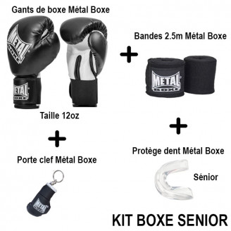 Kit boxe sénior Métal Boxe