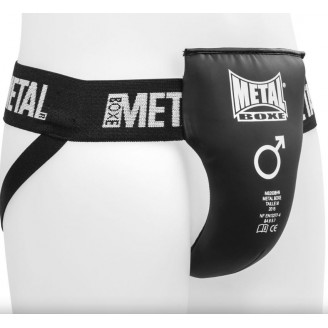 Coquille De Protection Pour Boxe Et Sports De Combat - Protège-aine Homme/femme En Cuir PU Avec Rembourrage ABS, Tailles S à L
