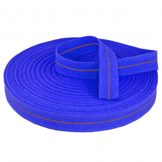 Rouleau de ceinture karaté bleu 50m
