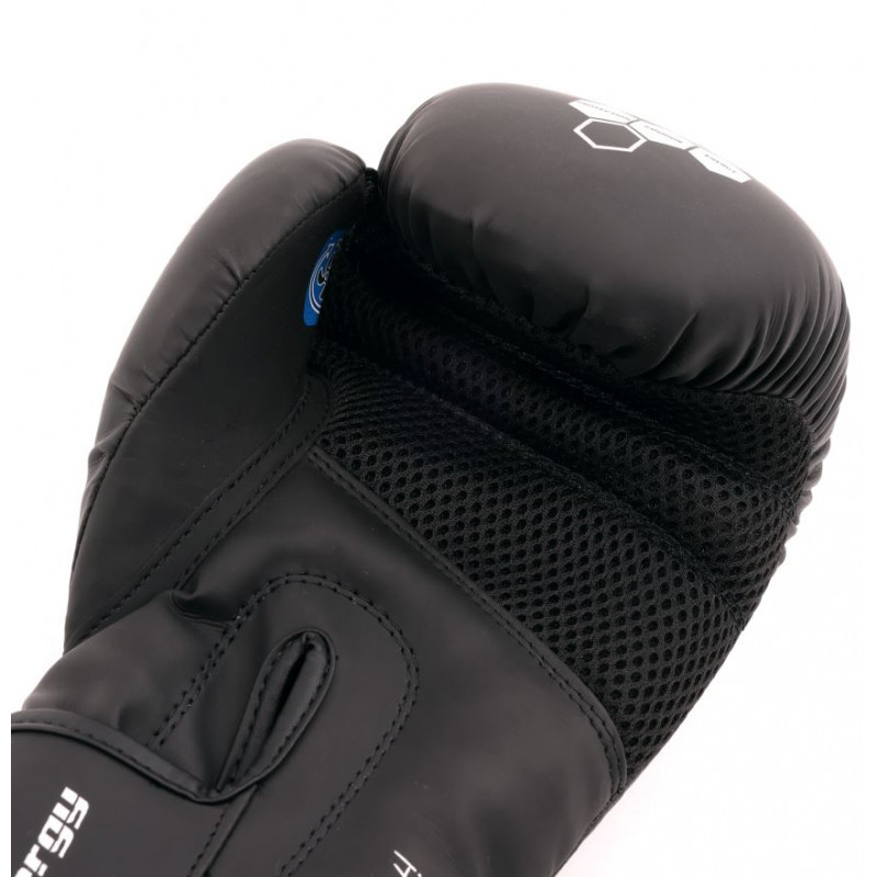 Gants De Boxe Montana Energy Race 10 Oz - Pour Boxe Anglaise, Kickboxing, MMA - Noir/Argent