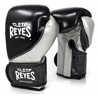 Gants de boxe Reyes High Precision noir argent