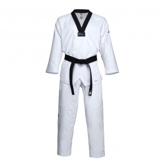 Dobok taekwondo Adidas ADIFIGHTER Primegreen col noir