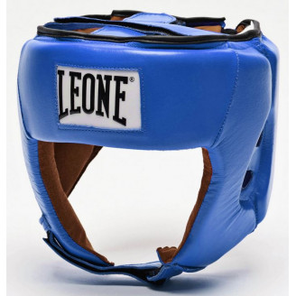 Casque de boxe compétition Léone 1947 bleu