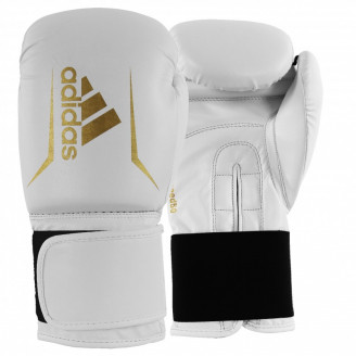 Gants de boxe ADISPEED50 Adidas blanc et or