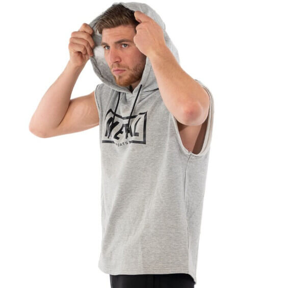 Sweat sans manches de boxe Metal Boxe gris