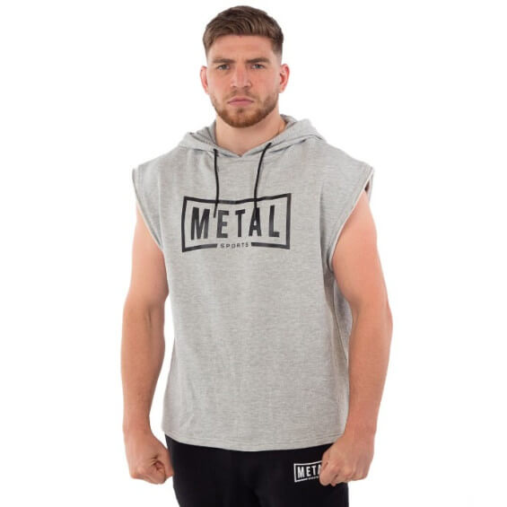 Sweat sans manches de boxe Metal Boxe gris