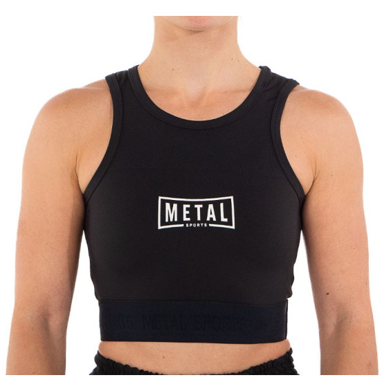 Brassiere de sport Metal Boxe Noir