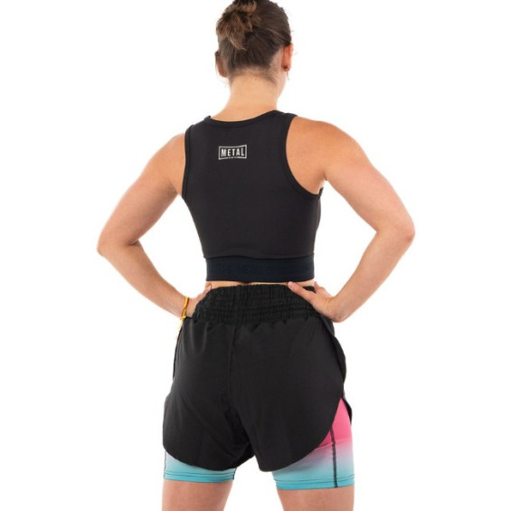 Brassiere de sport Metal Boxe Noir
