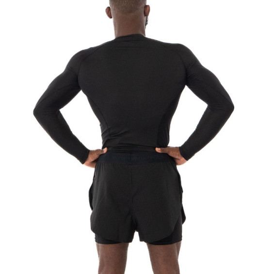 Short mma 2 en 1 Metal Boxe Noir