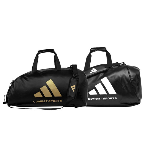 Sac de sport convertible Adidas noir et or