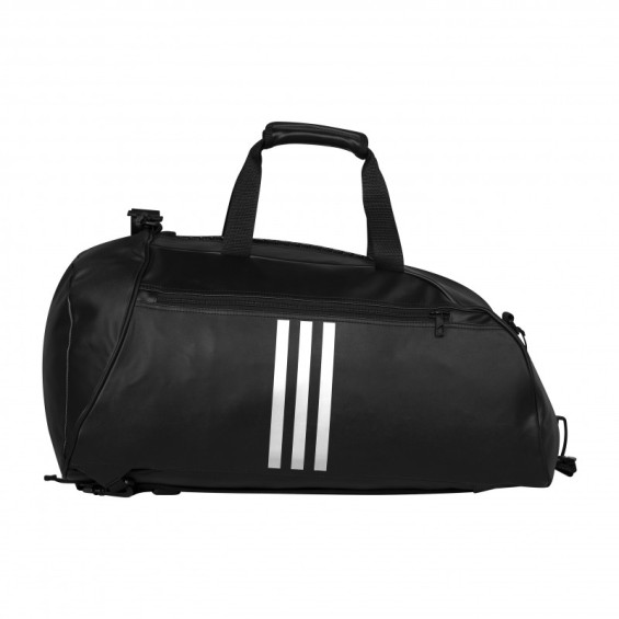 Sac de sport convertible Adidas noir et blanc