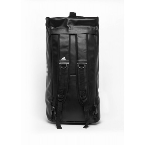 Sac de sport convertible Adidas noir et blanc