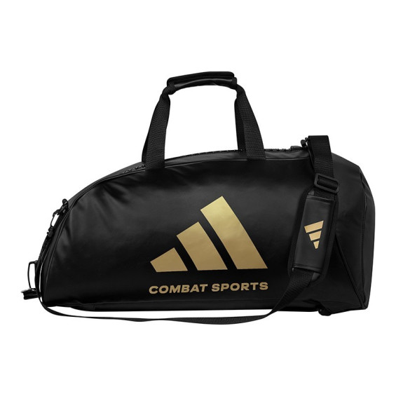 Sac de sport convertible Adidas noir et or