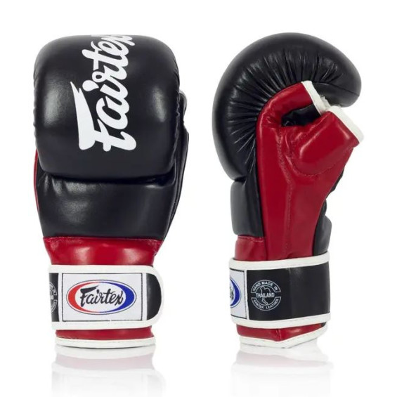 Gants de sparring MMA Fairtex noir V18
