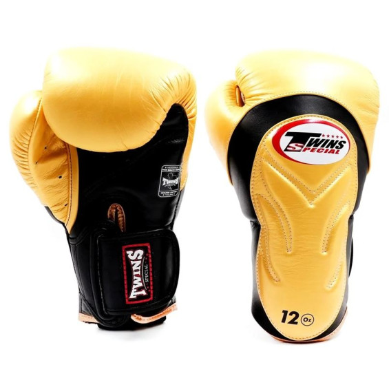 Gants de Boxe Twins Deluxe BGVL 6 Black/Gold