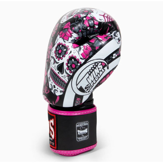 Gants de boxe Twins Skull rose