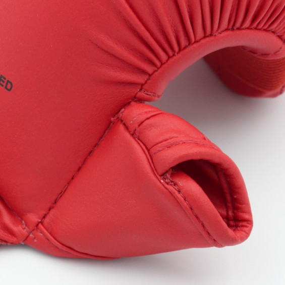Mitaines de karaté rouge Adidas avec pouce WKF
