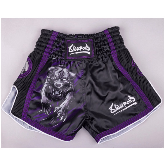 Short boxe Kick Thaï Panther enfant 8 weapons