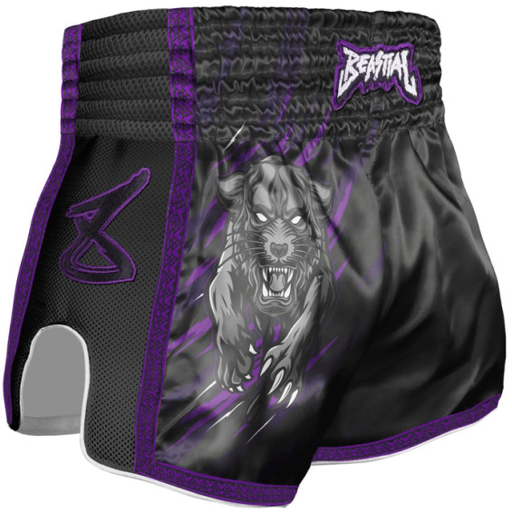 Short boxe Kick Thaï Panther enfant 8 weapons