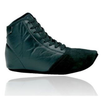 Chaussures kung fu montante pololyéfine noire 