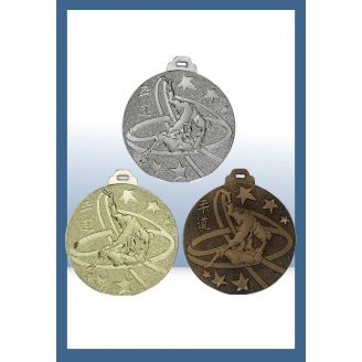 Médailles gravées Judo 50mm