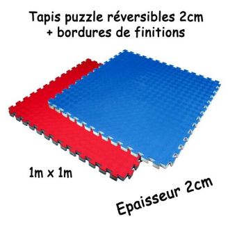 Tapis puzzle réversible 2cm