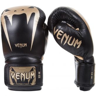 Gant de boxe Venum cuir Giant 3.0 noir gold
