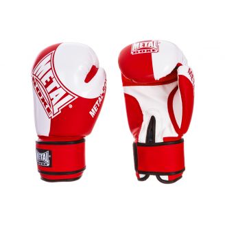 Gants de boxe compétition amateur Metal boxe rouge