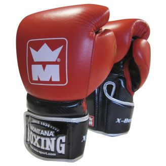 Gants de boxe X-boxing Montana cuir de buffle